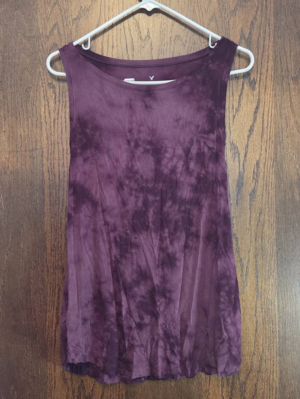 Soft & Sexy Women’s Sleeveless Tie-Dye Tank Top - Plum